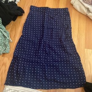 Madwell polka dot slip skirt